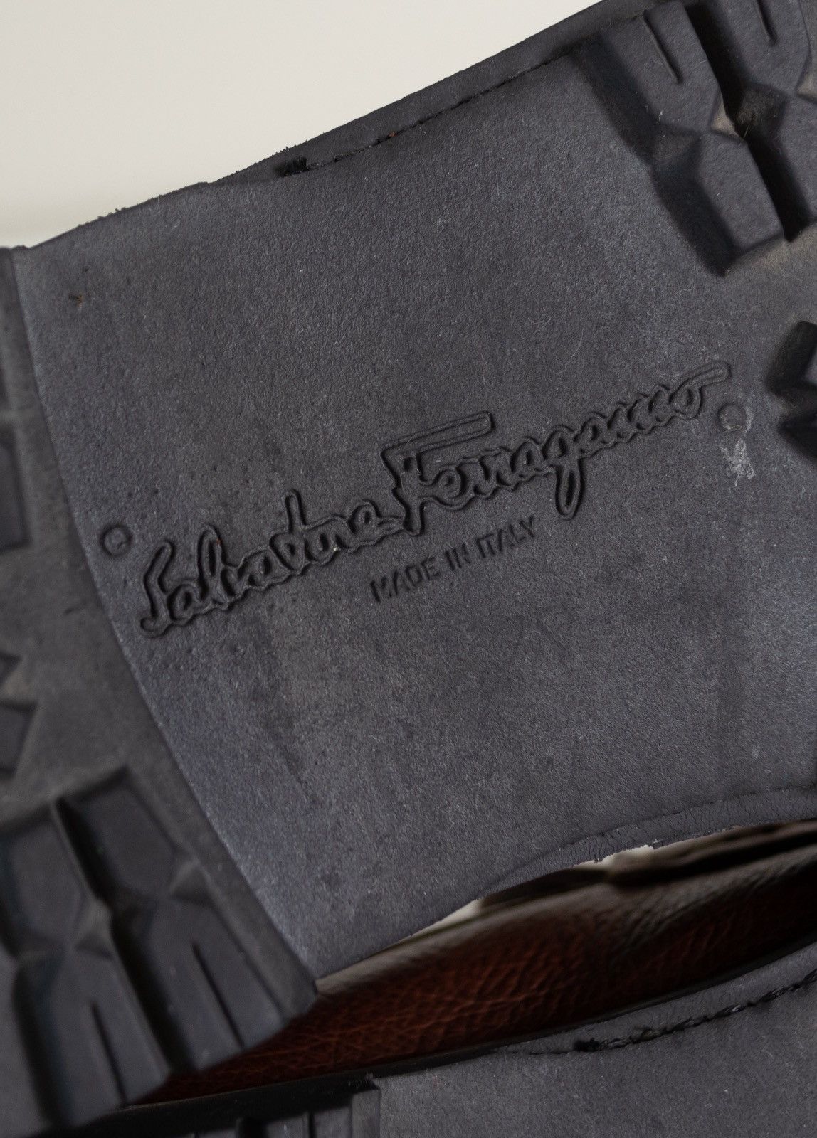 Salvatore Ferragamo Salvatore Ferragamo brown leather loafers shoes gold Size US 8.5 / EU 41-42 - 12 Thumbnail