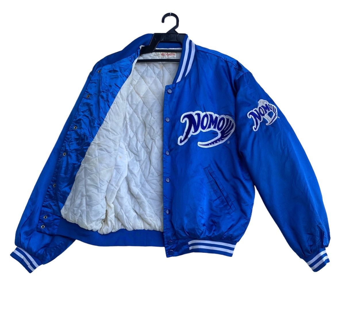 Sports Specialties × Vintage 1995 rare TOYOTA for Hideo Nomo baseball varsity jacket Size US M / EU 48-50 / 2 - 2 Thumbnail
