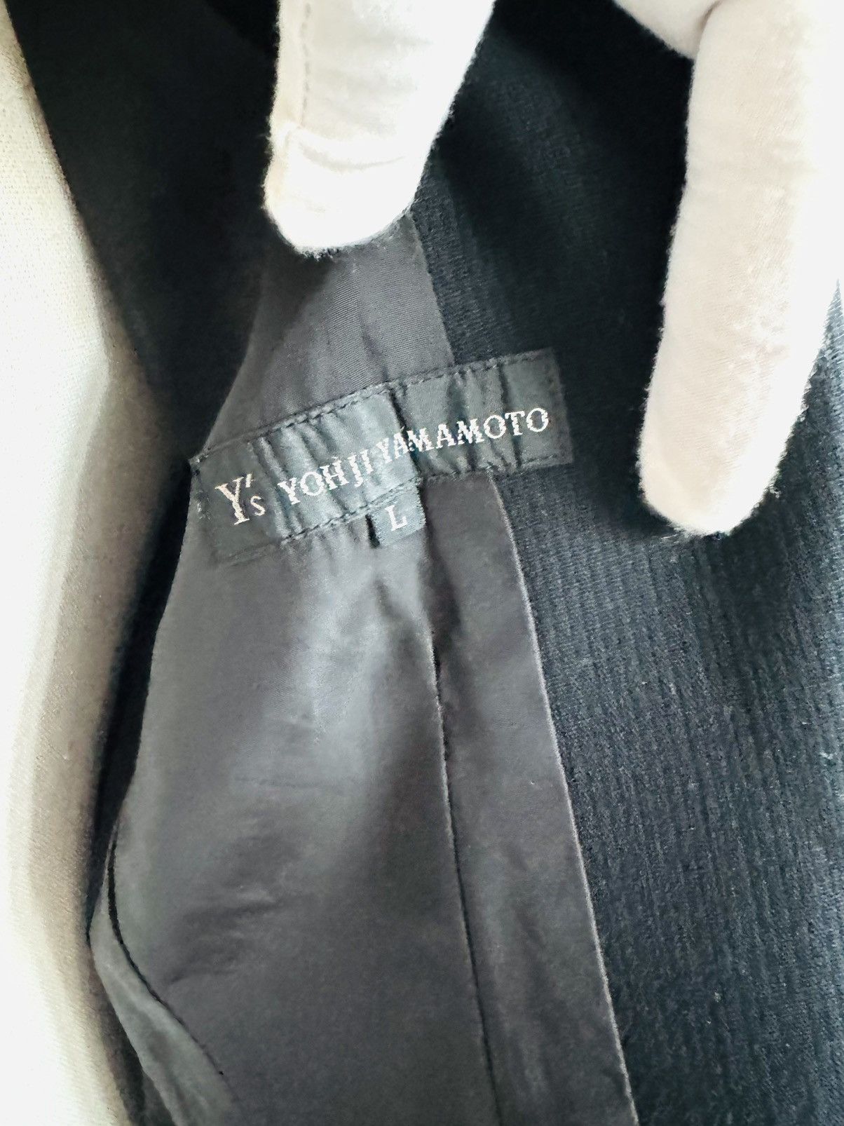 Yohji Yamamoto Y’s Yamamoto by Yohji Yamamoto black blazer sz L vintage Size L / US 10 / IT 46 - 6 Thumbnail