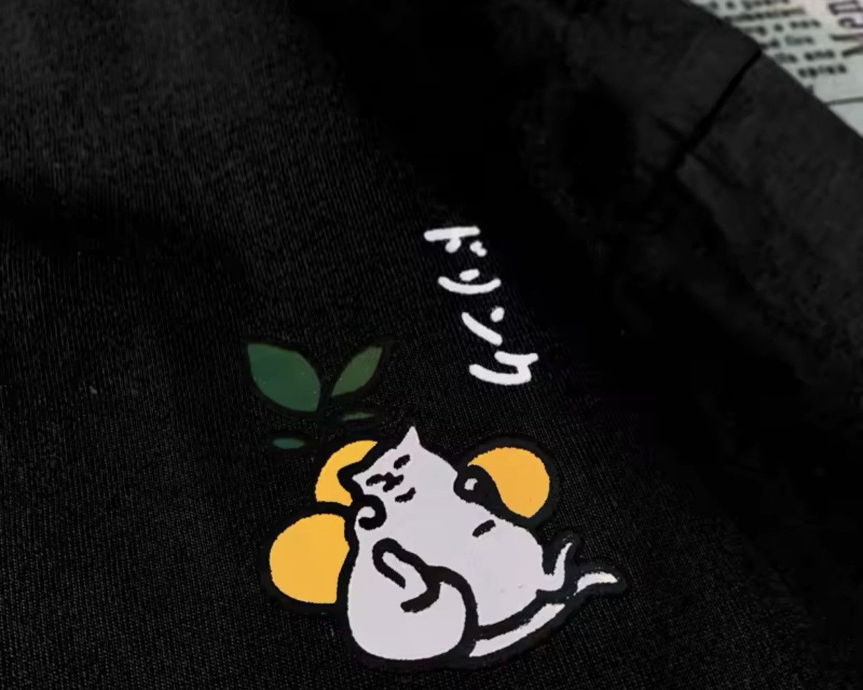 Japanese Brand Cute Japanese Cat Print Oversized T-shirt Short Sleeve Loose Size US S / EU 44-46 / 1 - 3 Thumbnail