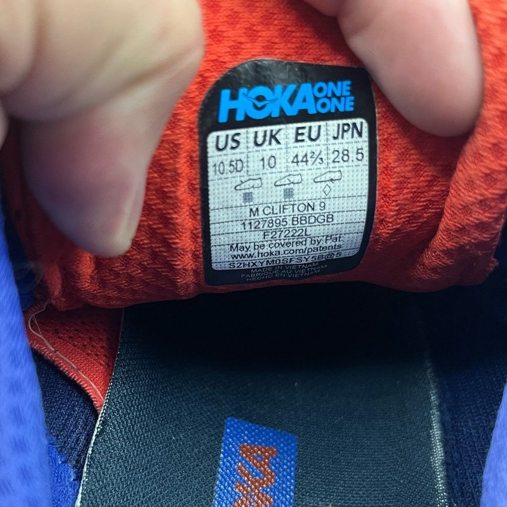 Hoka HOKA Clifton 9 Bellwether Blue/Dazzling Mens Shoes Sneakers Size US 10.5 / EU 43-44 - 7 Thumbnail