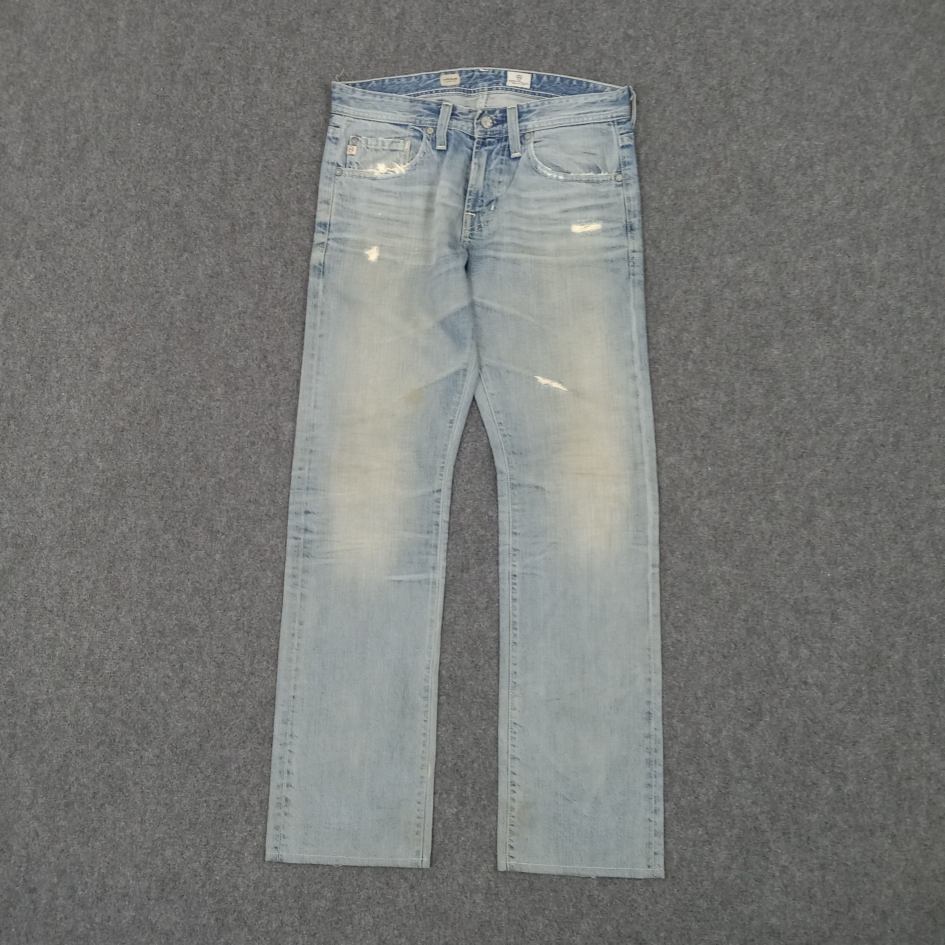AG Adriano Goldschmied × Vintage Adriano Goldschmied American Distressed Style Jeans Size US 36 / EU 52 - 5 Thumbnail
