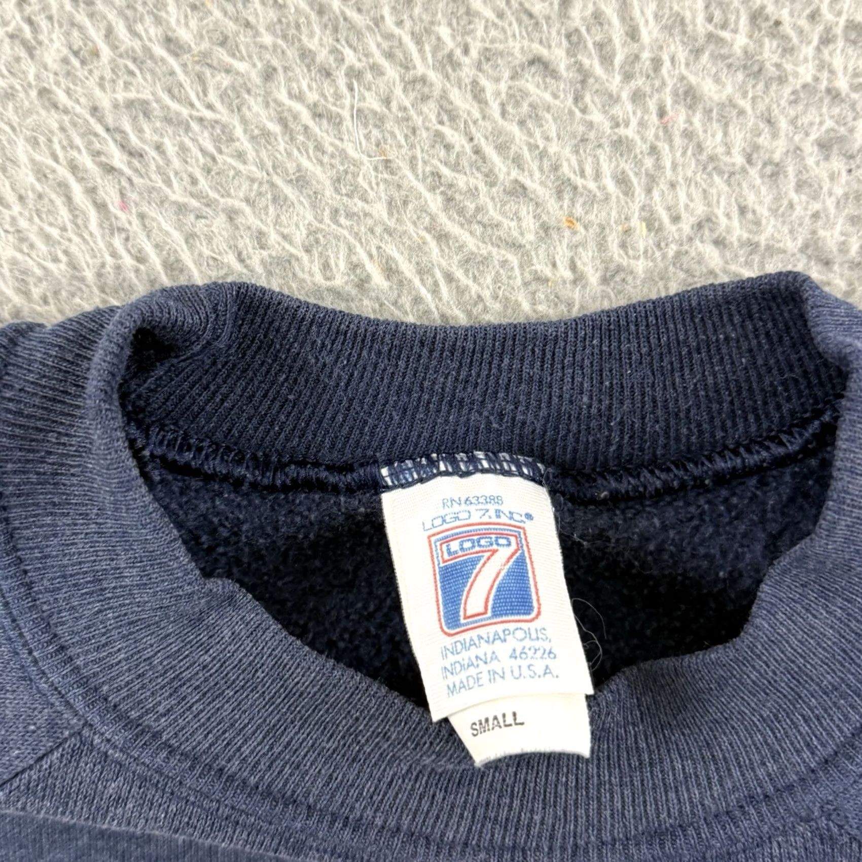 Logo 7 VINTAGE Logo 7 Sweatshirt Adult Small Blue NFL Football 80s Raglan Sport Size US S / EU 44-46 / 1 - 6 Thumbnail
