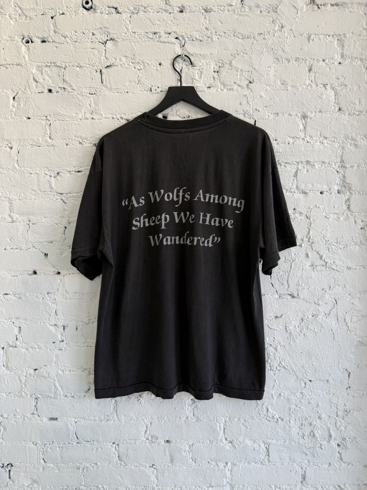 Vintage 1992 DARK THRONE ‘AS WOLFS AMONG SHEEP’ TEE Size US XL / EU 56 / 4 - 3 Thumbnail