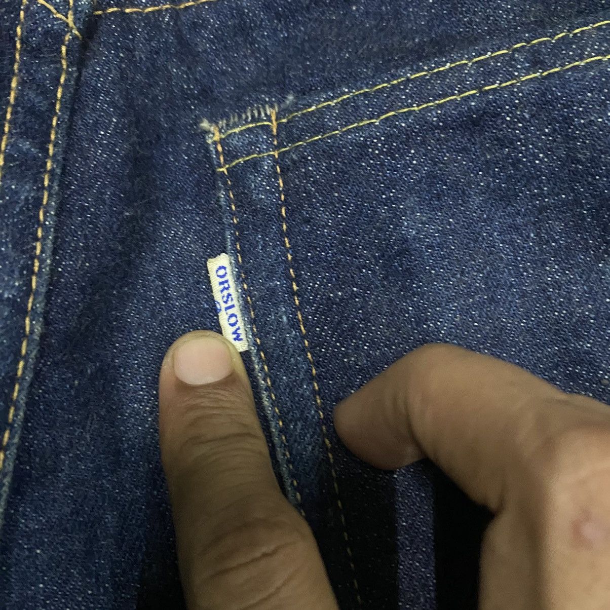 Orslow OrSlow 105 Standard Fit One Wash 13.5oz Selvedge Size US 30 / EU 46 - 10 Thumbnail
