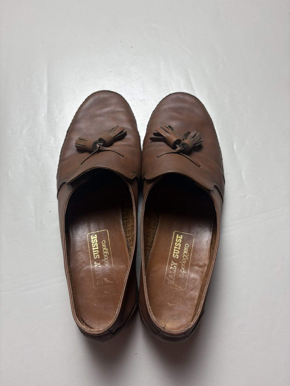 Bally Vintage Bally Leather Loafers Size US 11 / EU 44 - 3 Thumbnail