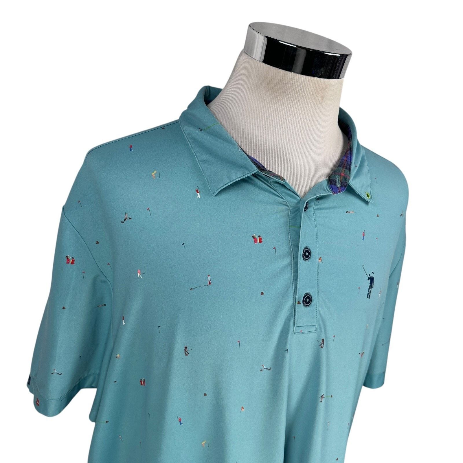 Other William Murray Golfer Polo Shirt Men’s XXL Blue Short Sleeve Size US XXL / EU 58 / 5 - 2 Thumbnail