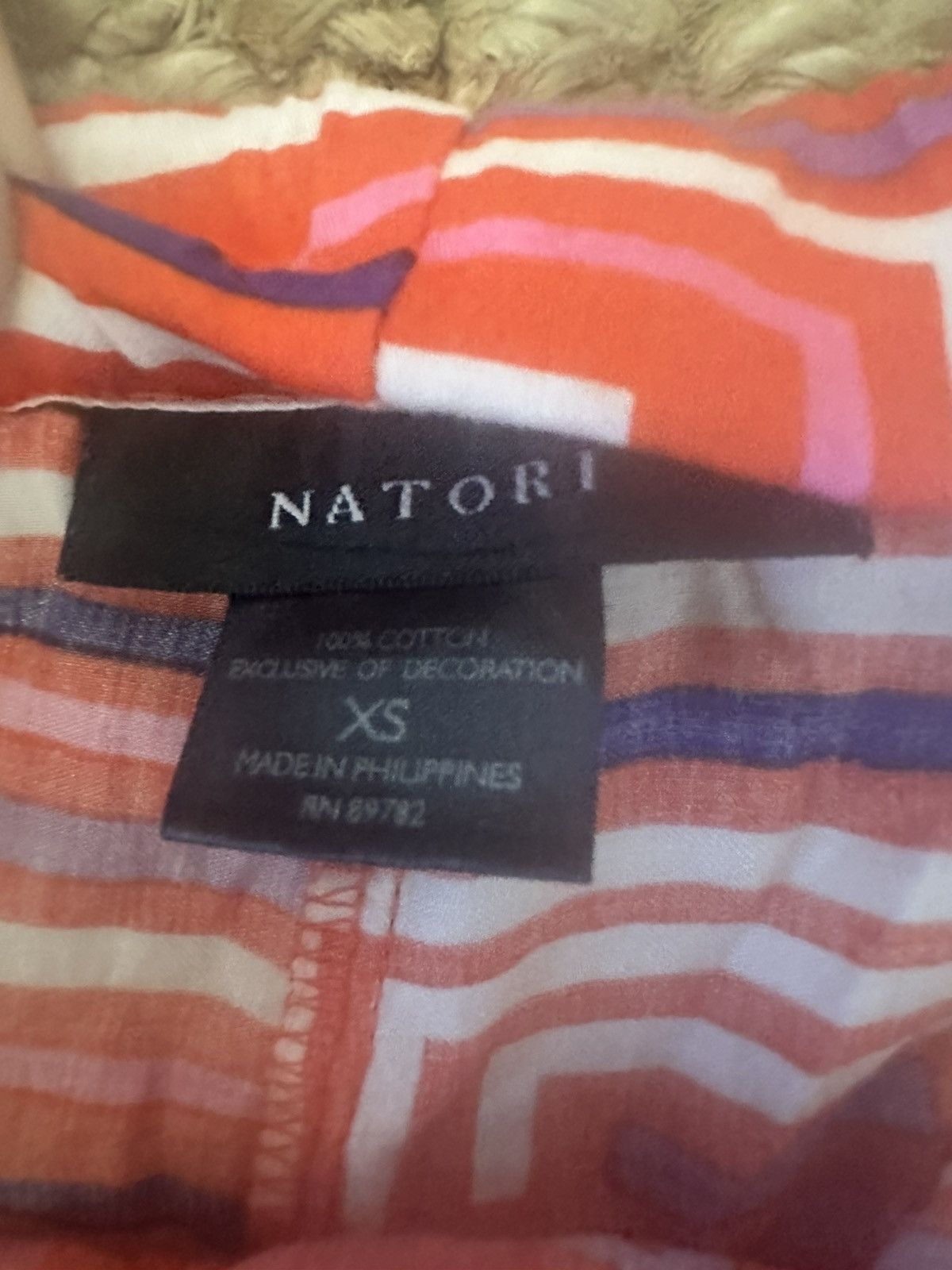 Other Natori Multicolor Geometric Drawstring Cotton Pants Size XS Size 25" / US 0 / IT 36 - 2 Thumbnail