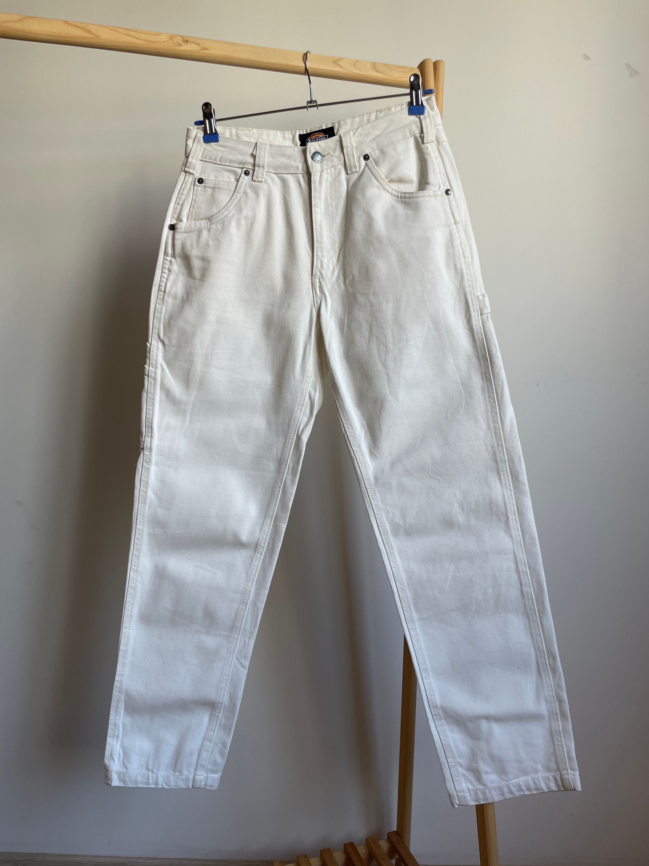 Dickies Dickies Canvas White Carpenter Work Pants Size 28 Size US 28 / EU 44 - 1 Thumbnail