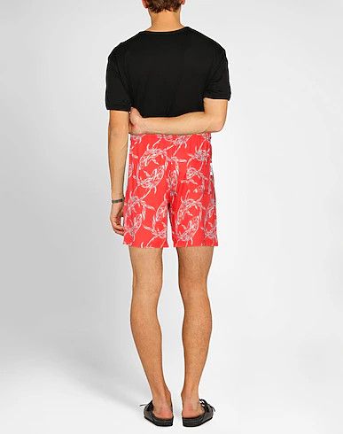 o1mle0424 Bermuda Shorts in Red