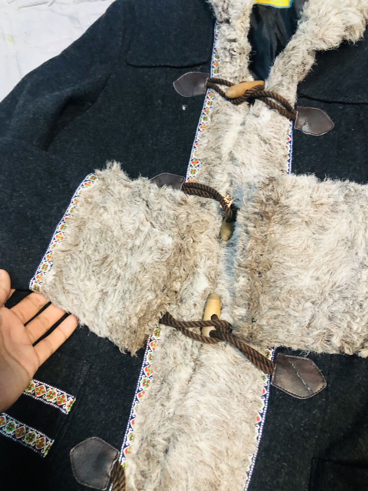 Japanese Brand Betty’s Blue By Shinji Abe Long Fur Coat (23) Size US L / EU 52-54 / 3 - 5 Thumbnail