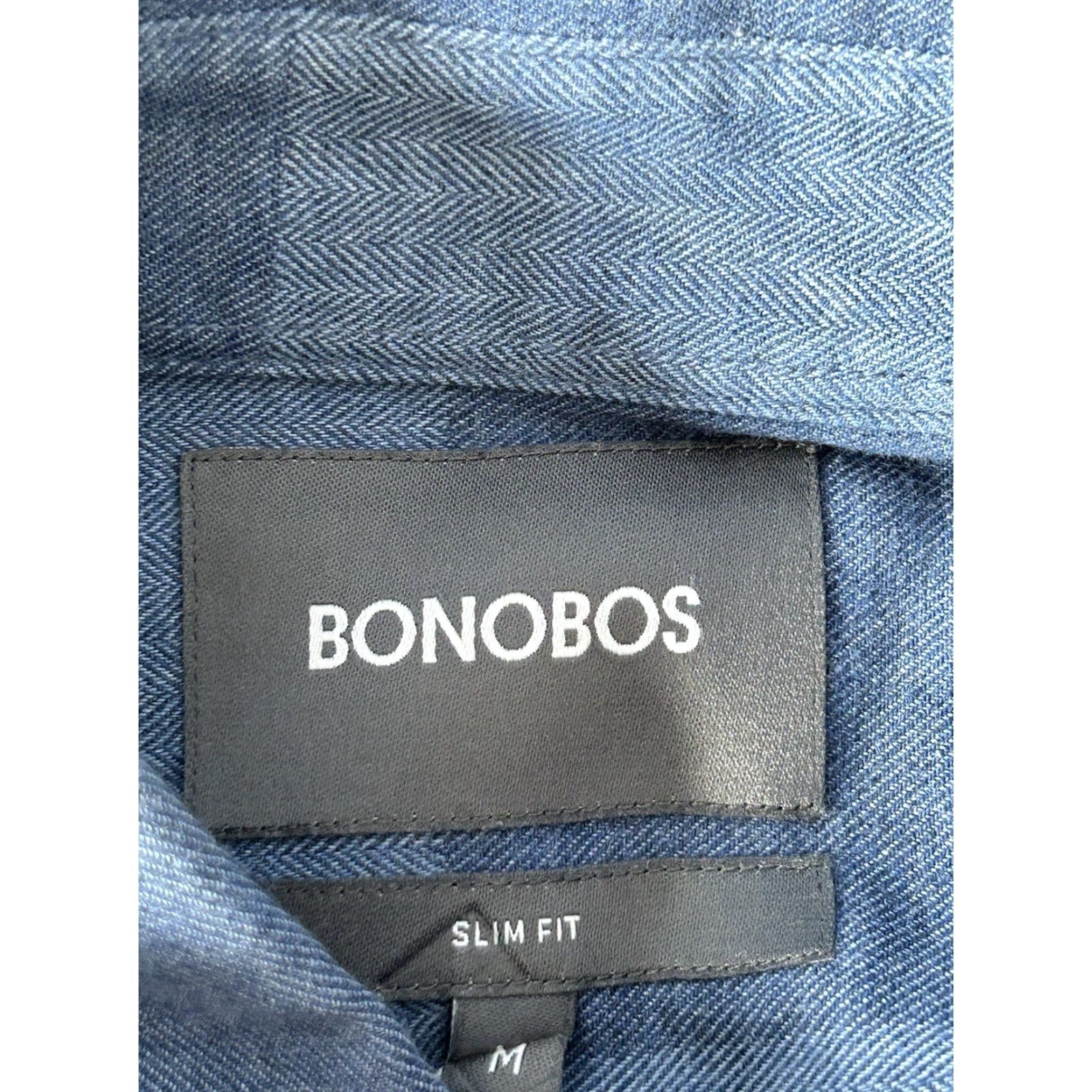 Bonobos Bonobos Slim Fit Button-Up Long Sleeve Men’s Blue Plaid M Shirt Men Size US M / EU 48-50 / 2 - 4 Thumbnail