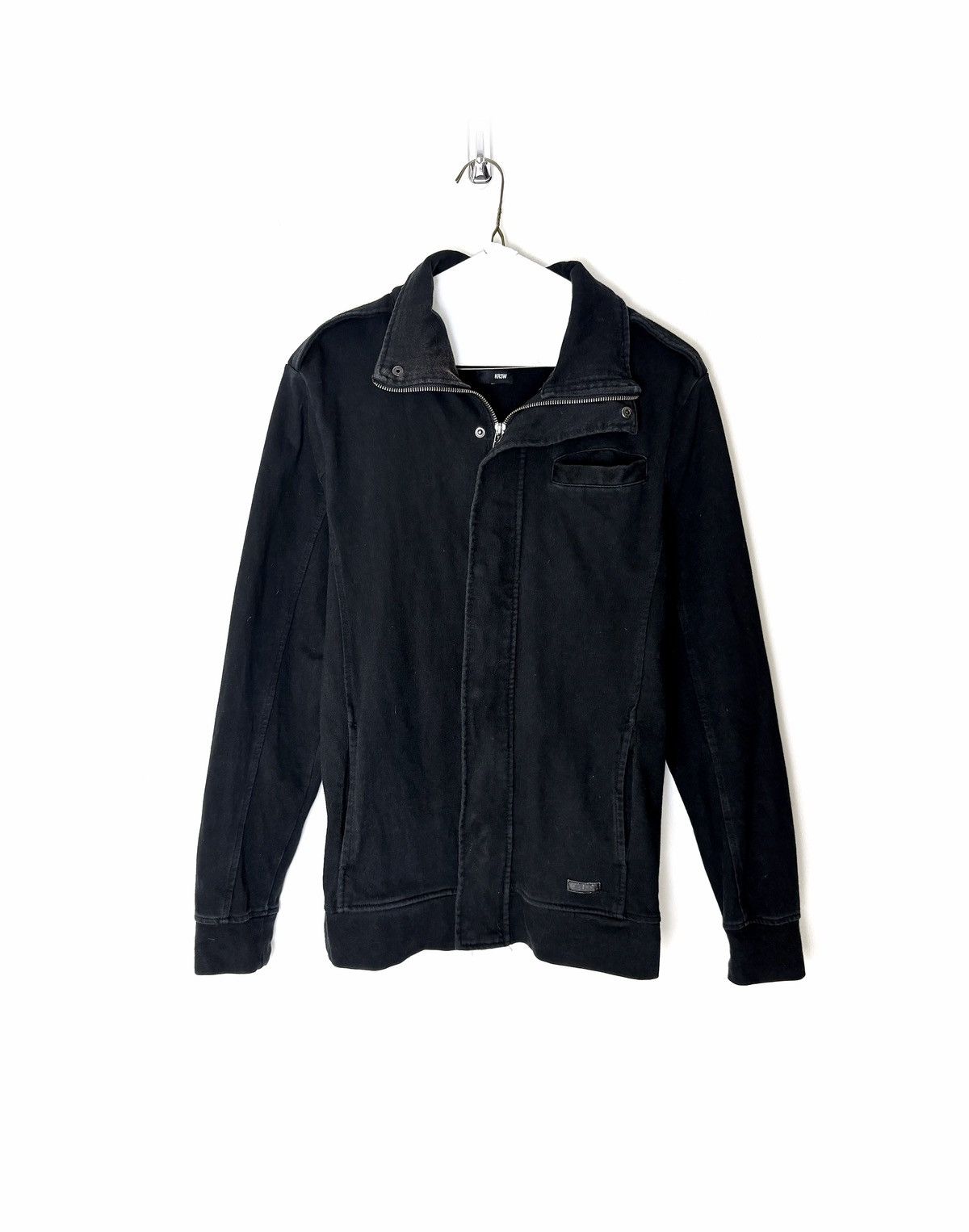 KREW KR3W Black Zip-up Stand Collar Jacket Size US S / EU 44-46 / 1 - 1 Thumbnail