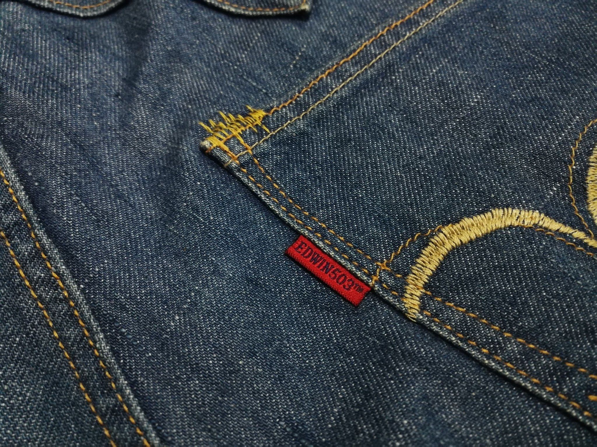 Edwin × Japanese Brand × Vintage Vintage Edwin 503ss japan made w36 1906 Size US 36 / EU 52 - 8 Thumbnail