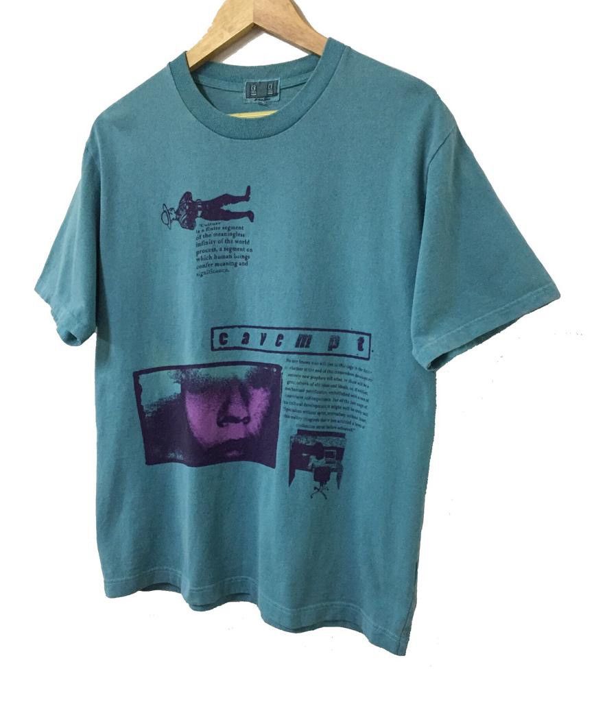 Cav Empt × Japanese Brand CAV EMPT CE TEXT LOGO JAPANESE STREETWEAR BRAND TSHIRT Size US M / EU 48-50 / 2 - 2 Thumbnail