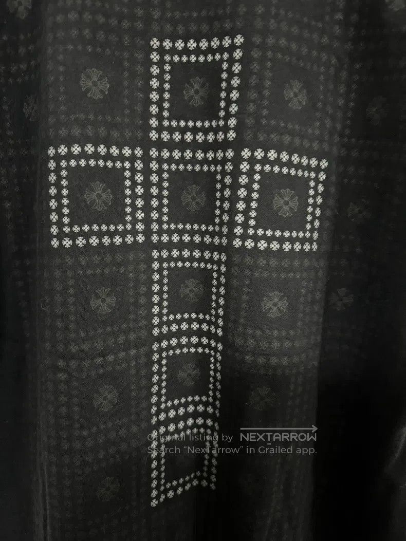 Chrome Hearts CHROME HEARTS Dark Patterned Plaid Short-Sleeve T-Shirt Size US S / EU 44-46 / 1 - 3 Thumbnail