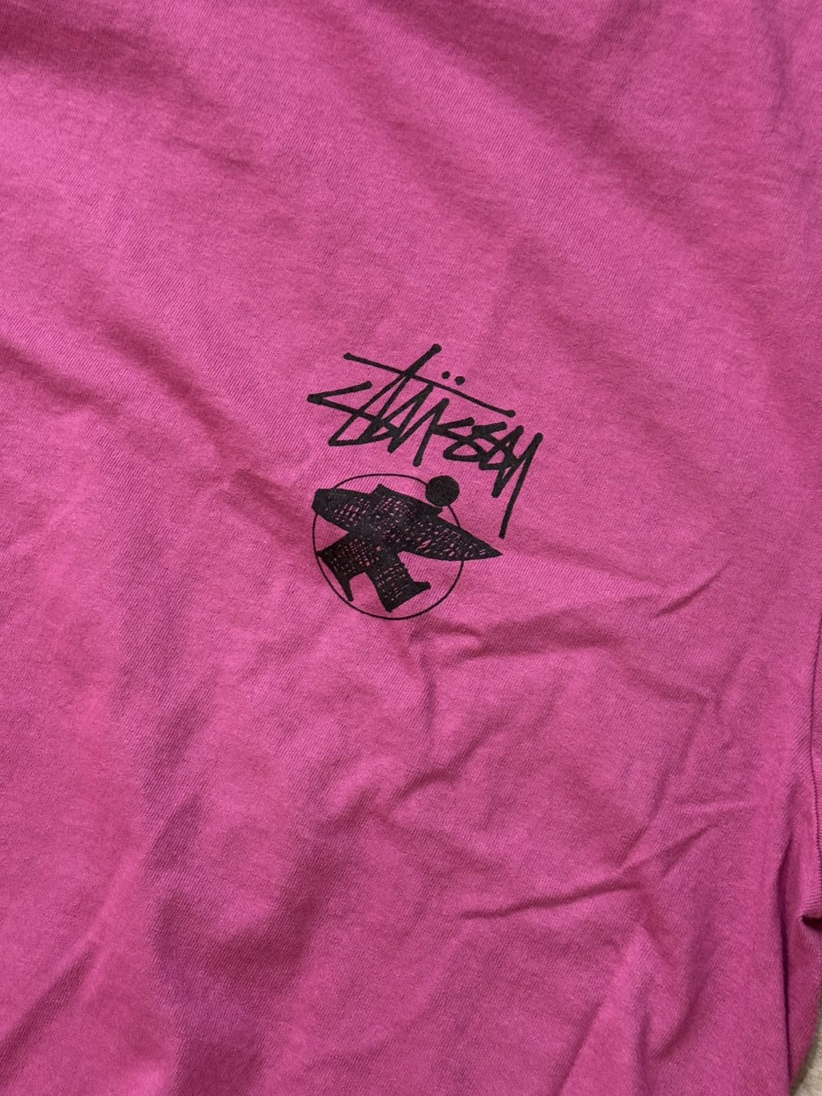 Stussy Stussy Long Haul Pigment Dyed Berry Tee T-Shirt Size L Large Size US L / EU 52-54 / 3 - 2 Thumbnail