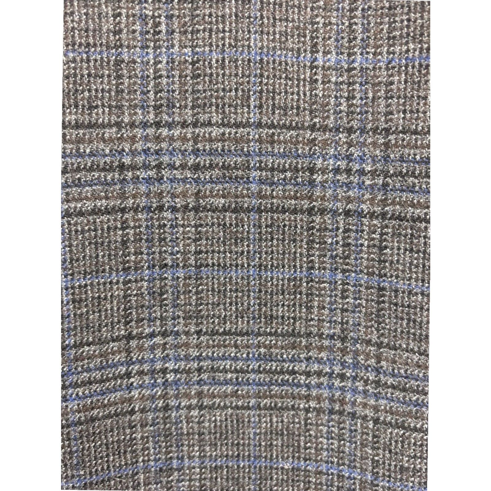 Ralph Lauren Lauren Ralph Lauren Mens Blazer Jacket 42L Grey Blue Glen Plaid Wool Business Fall Winter Size 42L - 6 Thumbnail