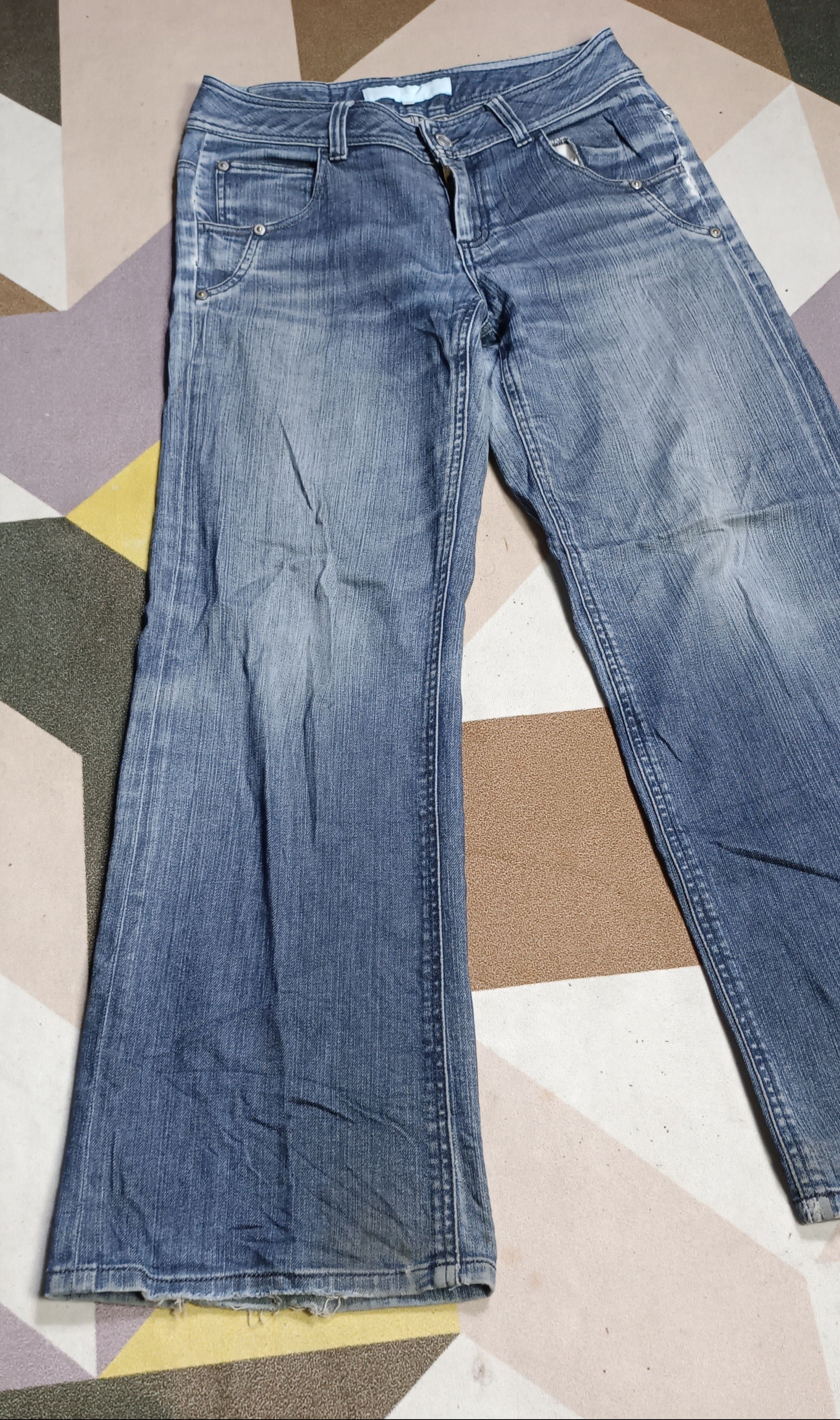 Japanese Brand × Vintage Vintage🔥 Liu Chaniani Baggy Distressed Denim Size US 29 - 3 Thumbnail