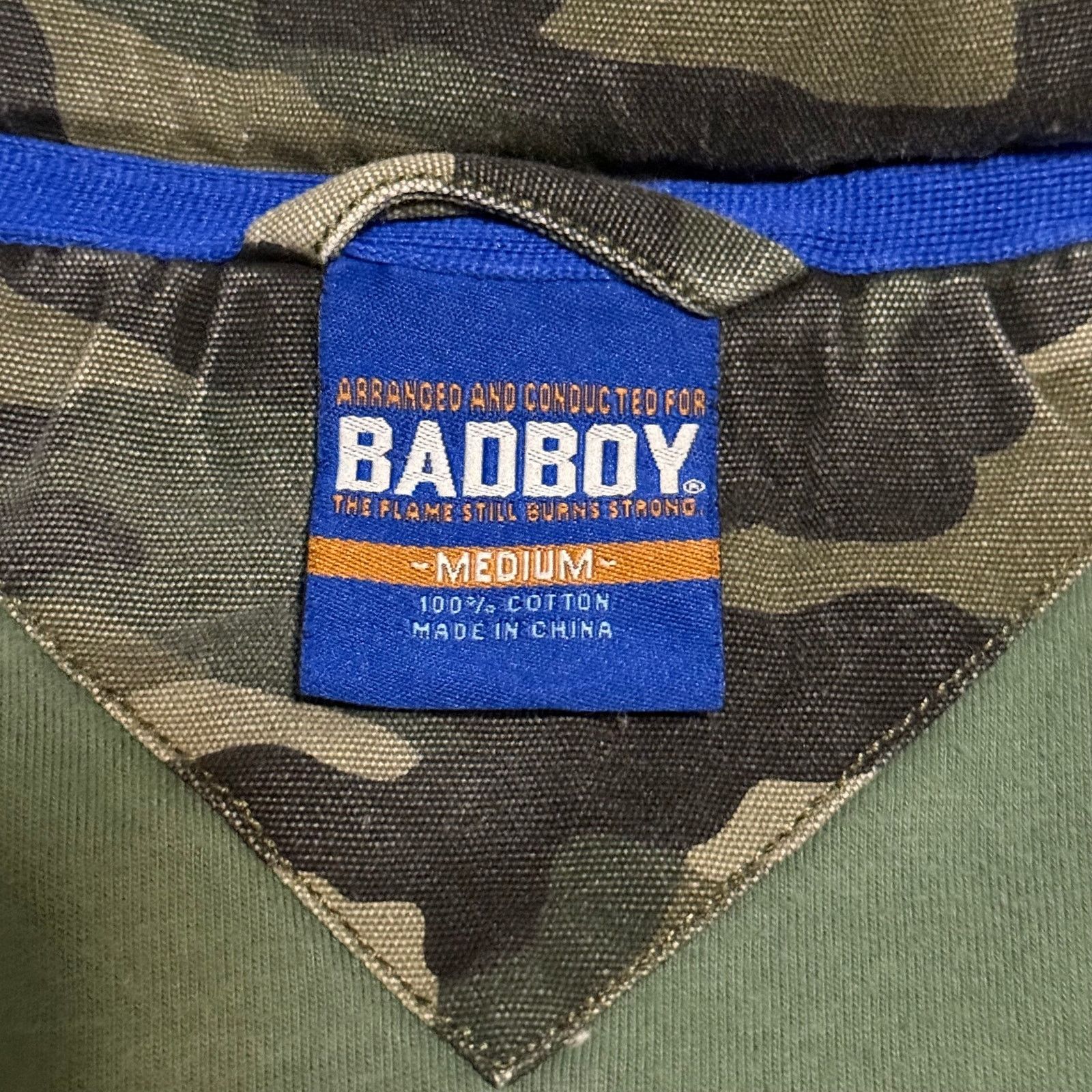 Vintage Vintage Bad Boy Clothing Camo Jacket Size Medium Hidden Hood Size US M / EU 48-50 / 2 - 8 Thumbnail
