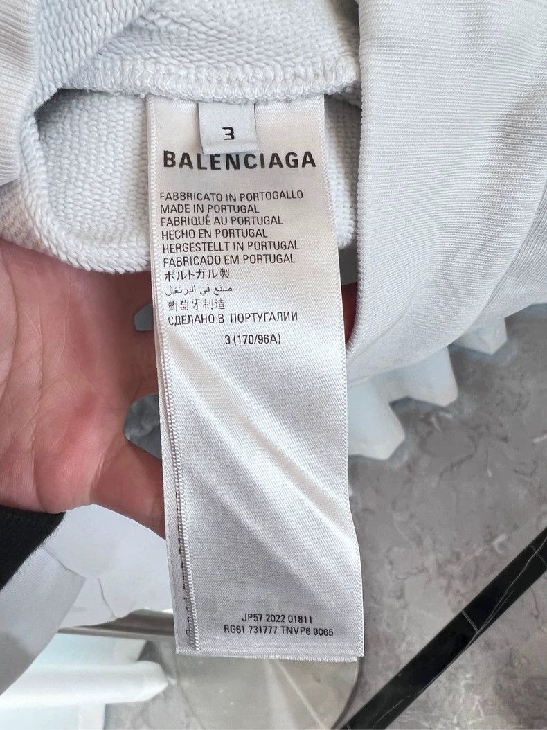 Other Balenciaga Co-branded Embroidered Logo Sweater White Size US L / EU 52-54 / 3 - 7 Thumbnail