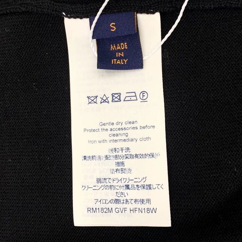 Louis Vuitton Louis Vuitton Black Wool Zip Long Sleeve Jacket Size US S / EU 44-46 / 1 - 6 Thumbnail