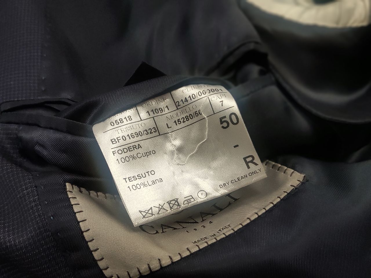 Canali Canali Italy Design Business Classic Suit Structure wool Size 50R - 19 Thumbnail