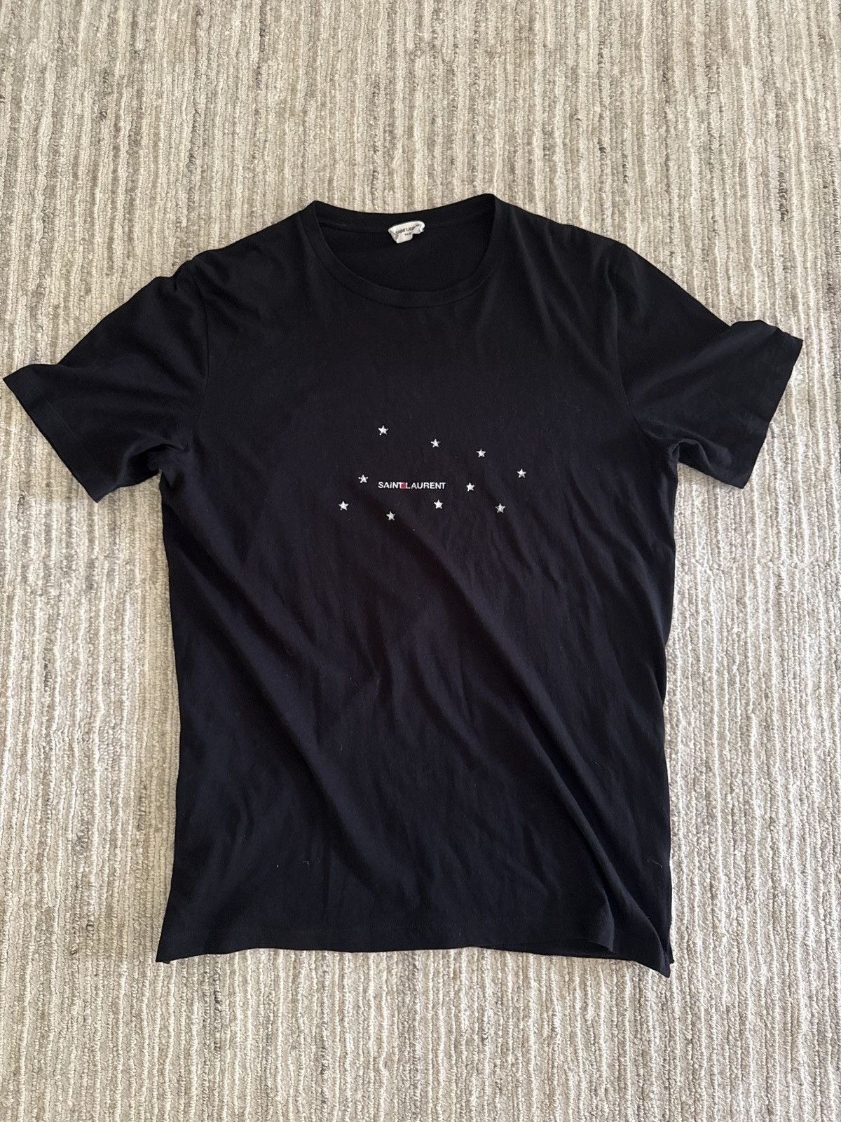 Saint Laurent Paris Yves Saint Laurent Black Star T-Shirt | Grailed