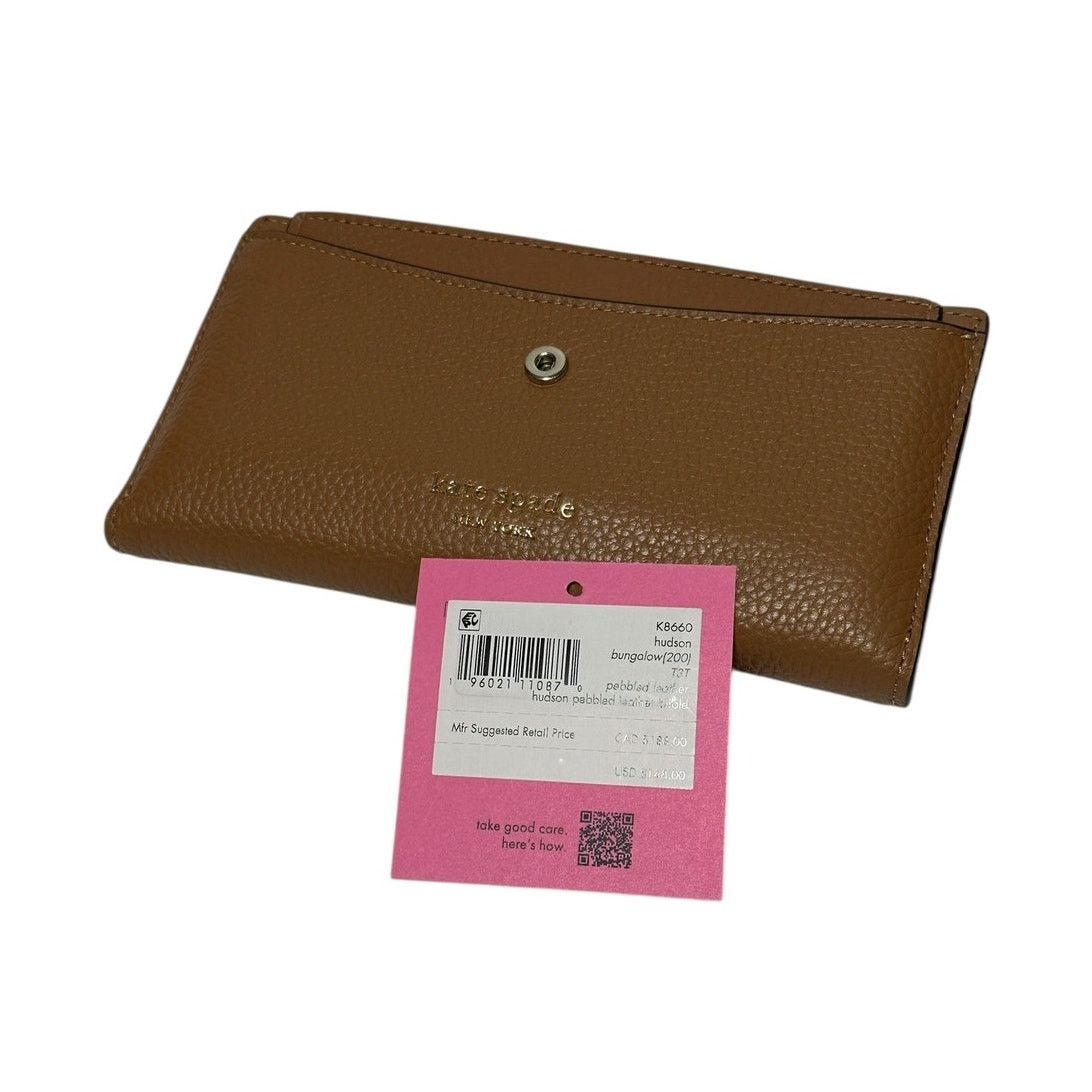 Kate Spade Kate Spade Hudson Bifold Pebbled Leather Wallet in Bungalow Size ONE SIZE - 7 Thumbnail