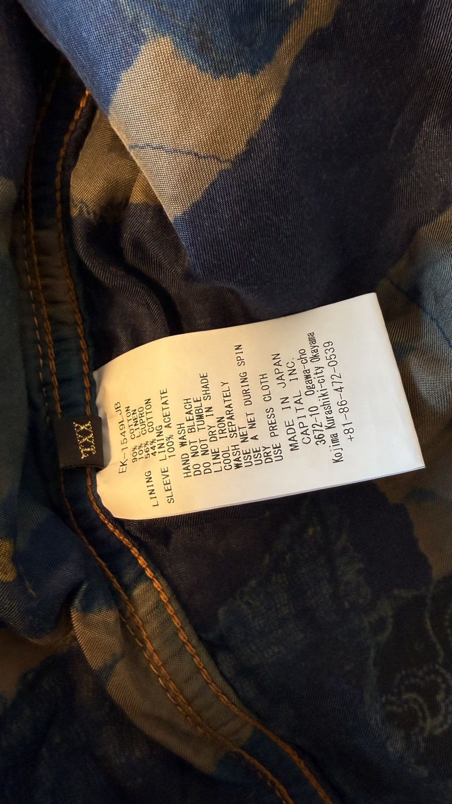 Kapital Kapital Indigo Boro Jacket Size US L / EU 52-54 / 3 - 8 Thumbnail