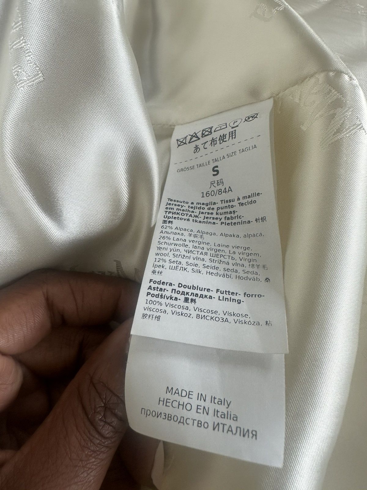 Max Mara White Teddy Bear Icon Coat Size S / US 4 / IT 40 - 4 Thumbnail