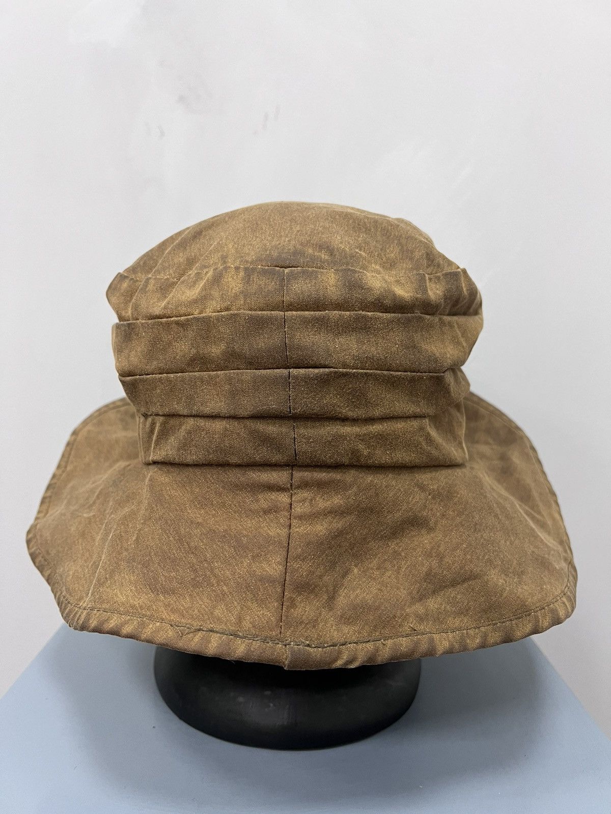 Barbour × Japanese Brand × Vintage VINTAGE BARBOUR WAXED COTTON BUCKET HAT CAP Size ONE SIZE - 7 Thumbnail