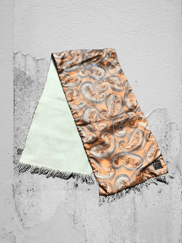 Vintage Vintage Retro Duggie Scarf Reversible Geometric Pattern Size ONE SIZE - 1 Thumbnail
