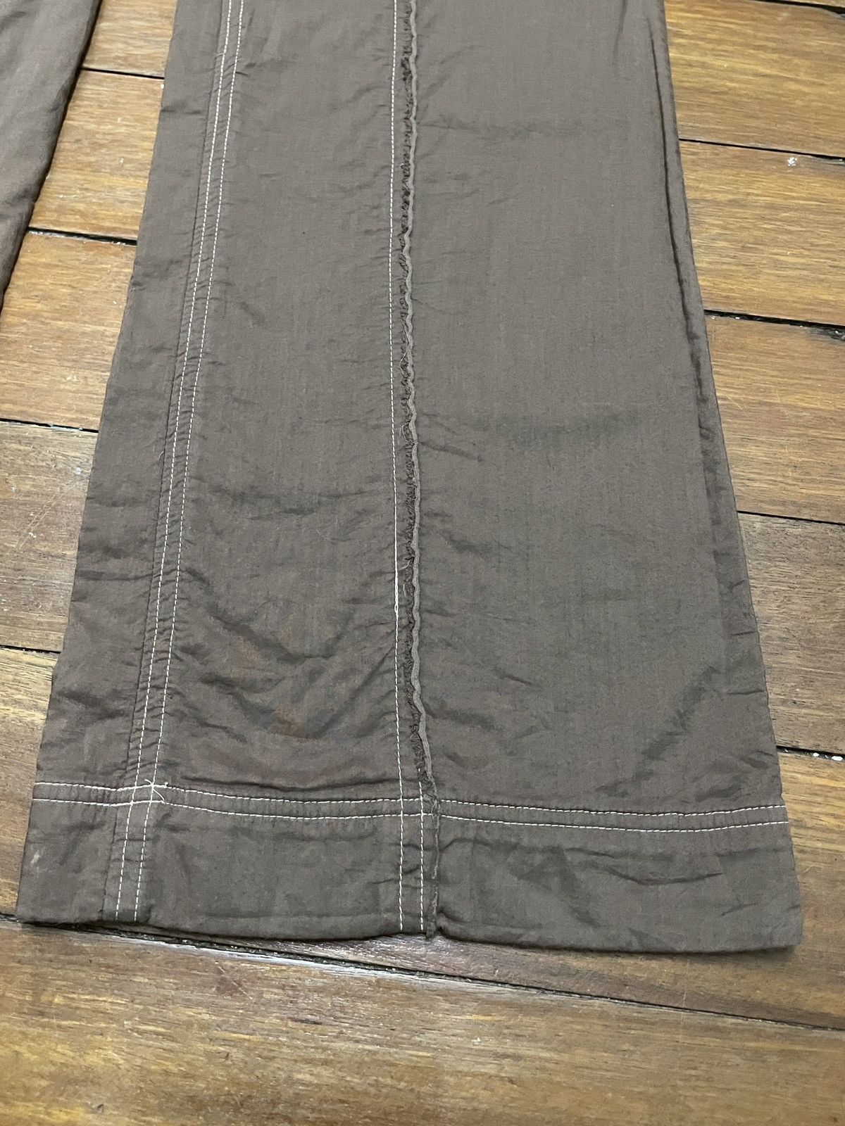 If Six Was Nine × Japanese Brand × Le Grande Bleu (L.G.B.) Very Rare Vintage Japanese Brand Blue Jam Flared Pants 2000s Size US 28 / EU 44 - 8 Thumbnail