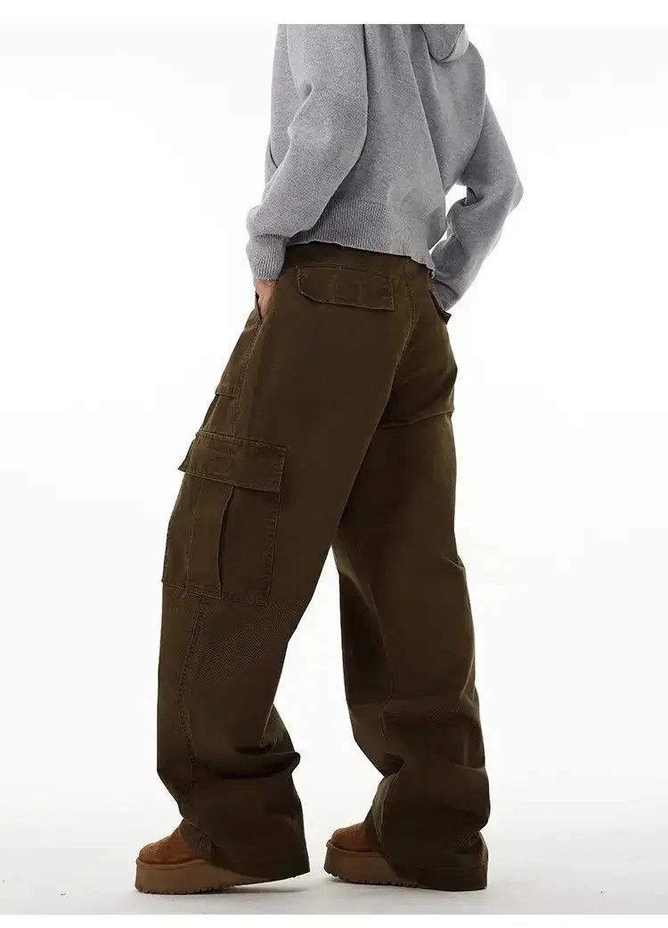 Japanese Brand Retro large pocket loose jeans Size US 32 / EU 48 - 4 Thumbnail