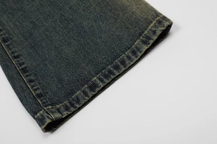 Vintage Men's American loose casual washed flared jeans Size US 32 / EU 48 - 6 Thumbnail