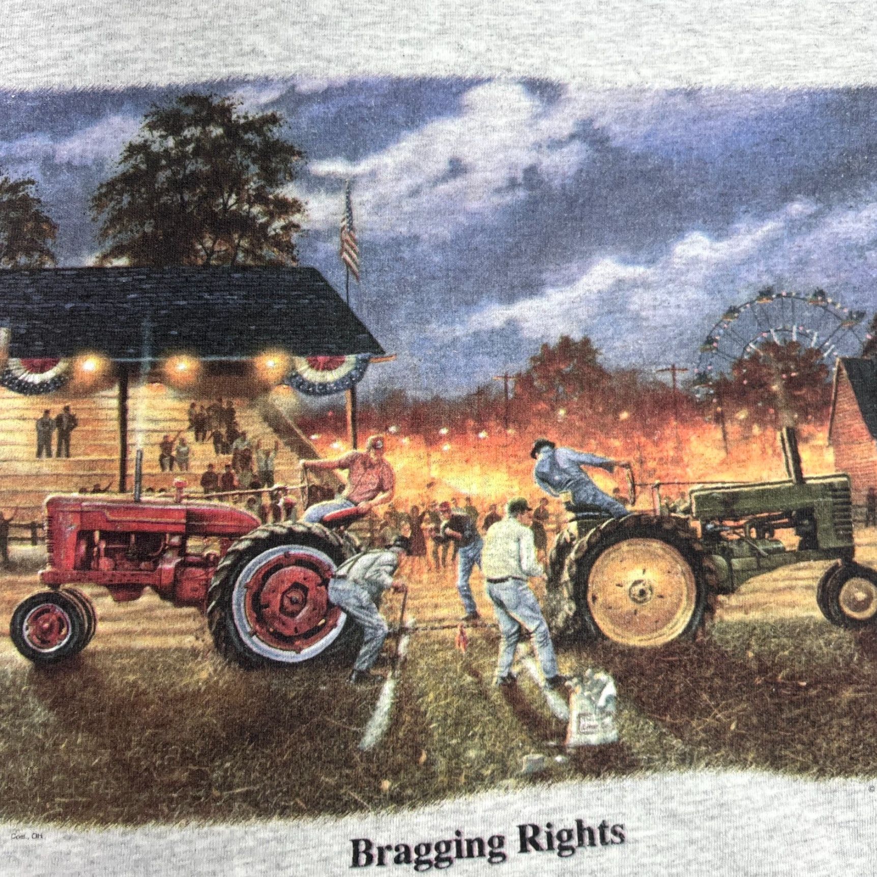 Vintage VTG DAVE BARNHOUSE T-Shirt Adult XL Gray Cotton Santee Crew Neck Short Sleeve 90s Farm Barn House Earth Tones Vintage Art Size US XL / EU 56 / 4 - 7 Thumbnail