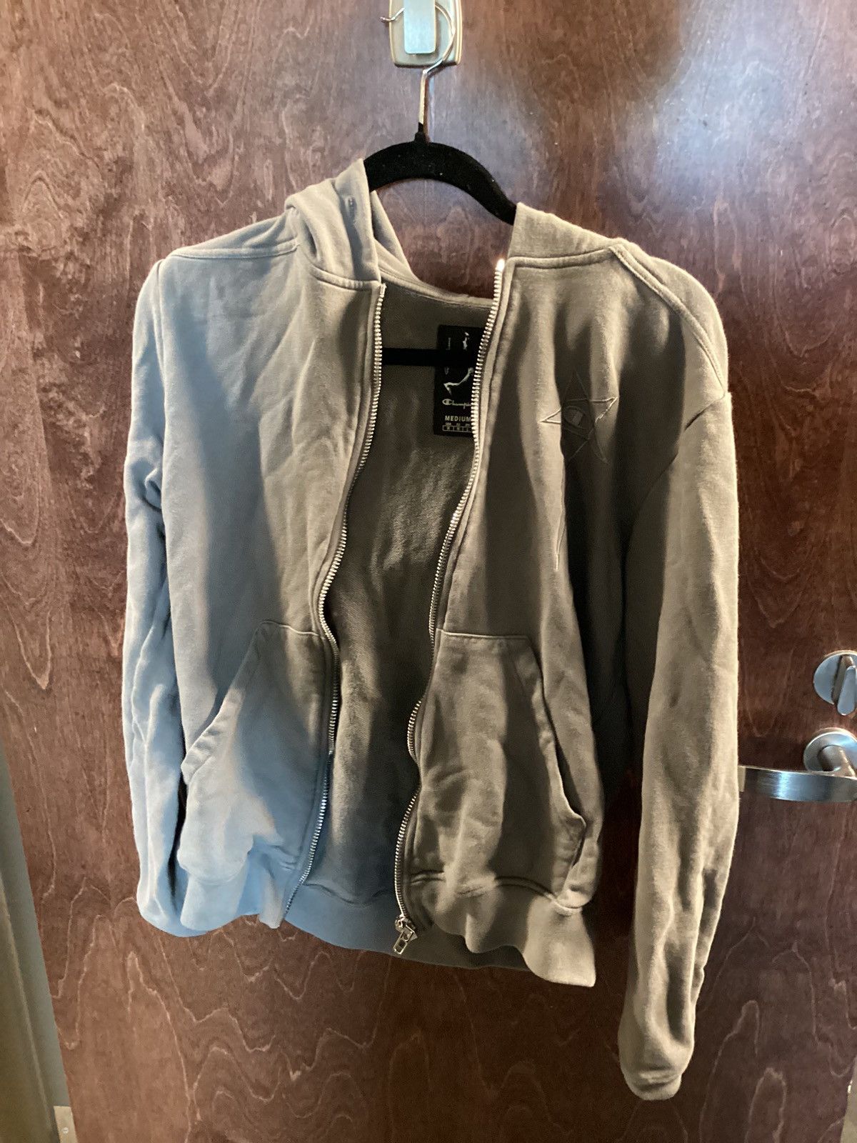 image of Rick Owen’S X Champion in Grey, Men's (Size Medium)