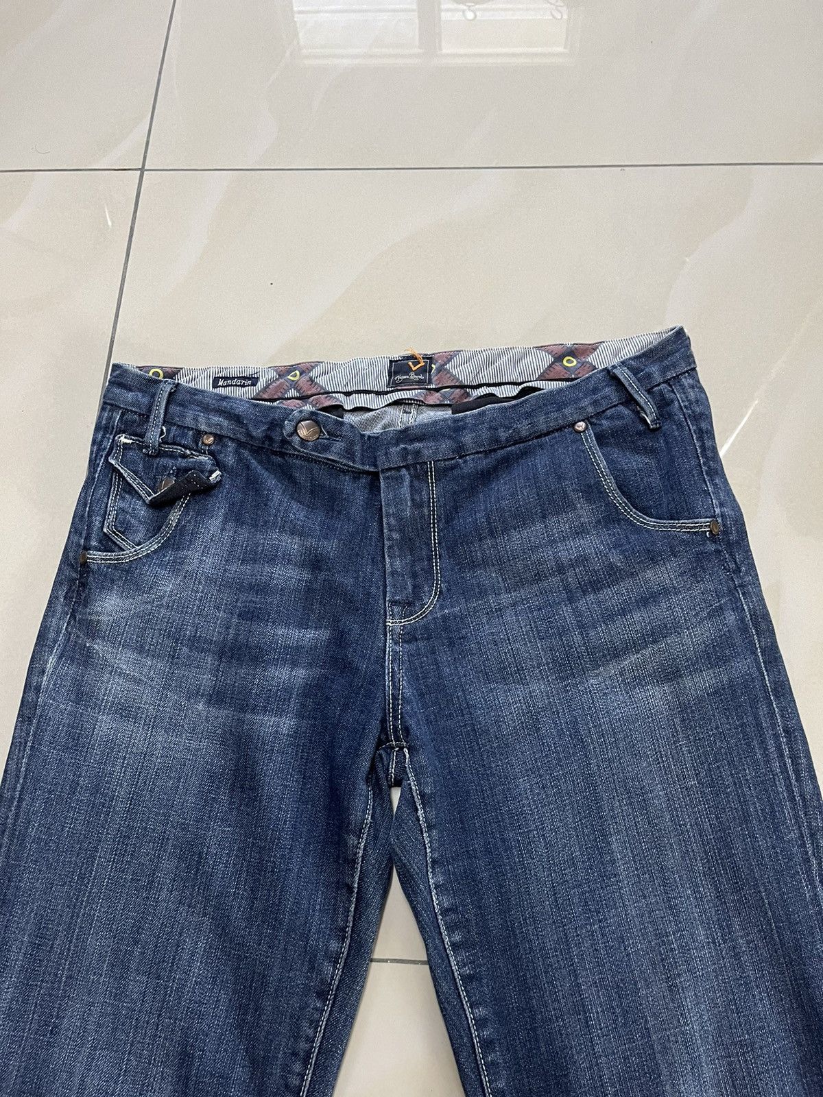 JNCO Flare Jeans Vigoss brand baggy distressed faded wideleg Size US 34 / EU 50 - 4 Thumbnail