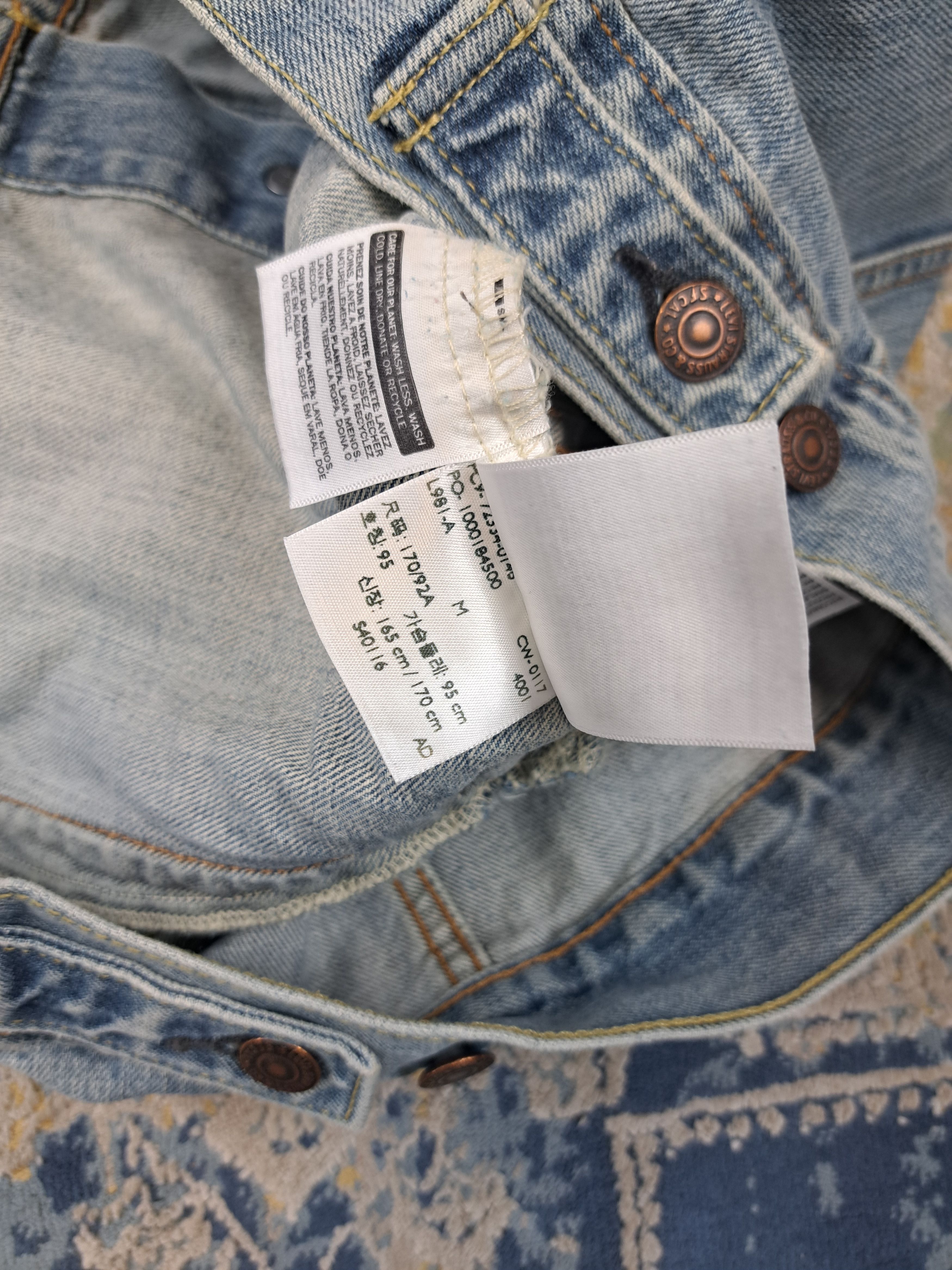 Levi's Levis Type 3 Trucker Denim Jacket Jeans Streetwear Size US M / EU 48-50 / 2 - 7 Thumbnail