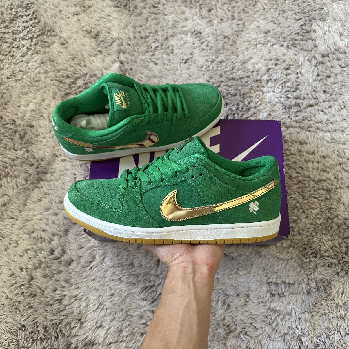 Nike Nike SB Dunk Low Pro St Patrick’s Day - NEW Size 42 Size US 8.5 / EU 41-42 - 1 Thumbnail