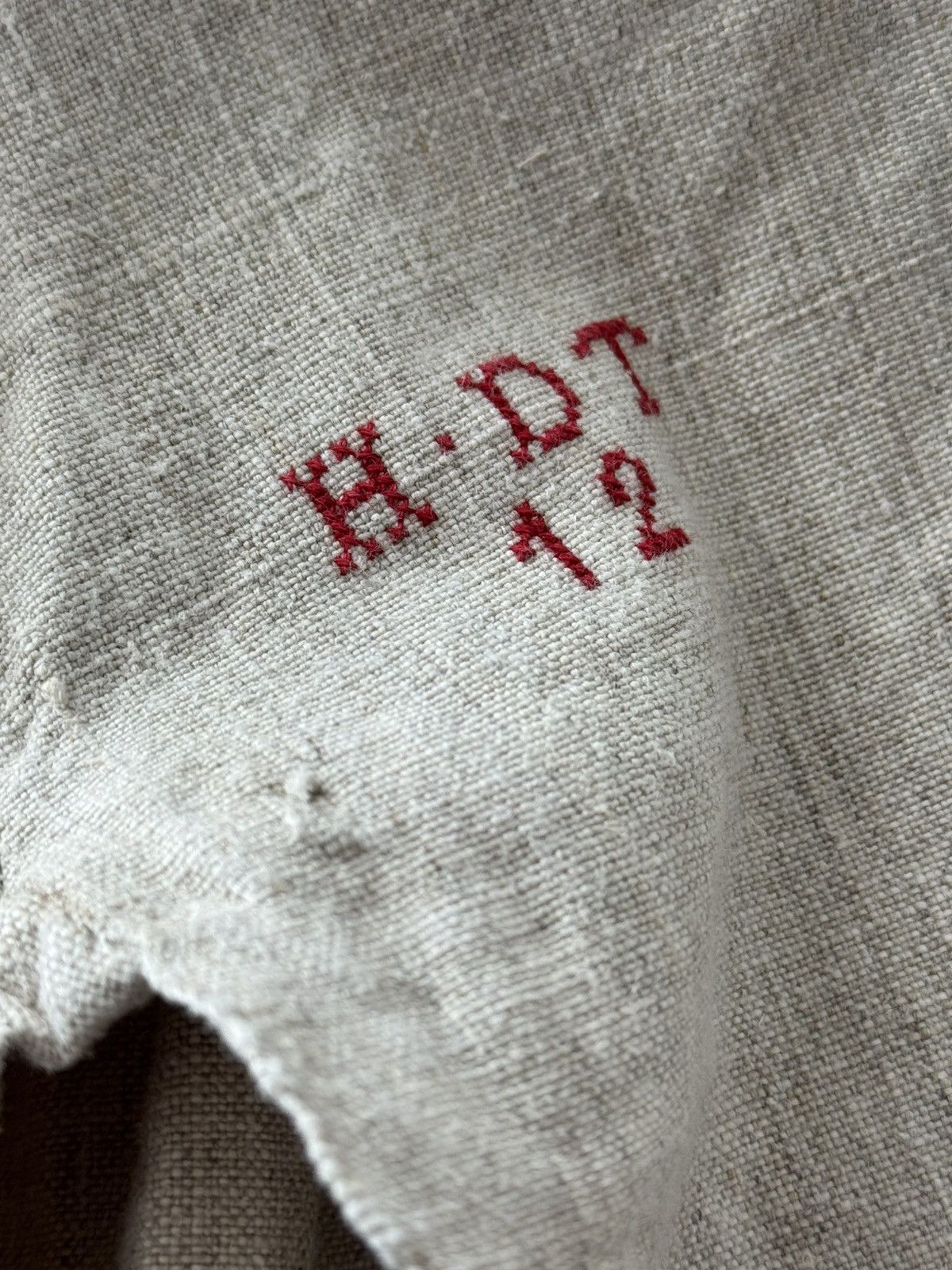 Japanese Brand ≈1880s Antique French Peasant Work Linen Smock Shirt Size US M / EU 48-50 / 2 - 10 Thumbnail