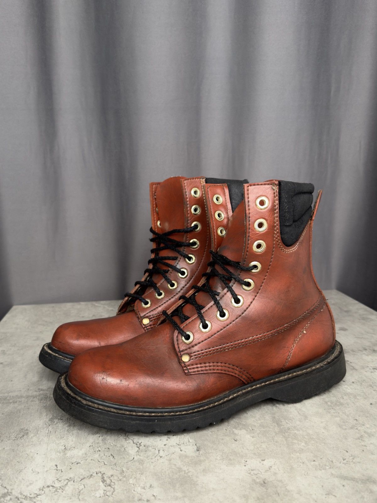 Other Vintage Guidi Vibe Leather Boots Moto Biker Shoes Size US 9.5 / EU 42-43 - 2 Thumbnail