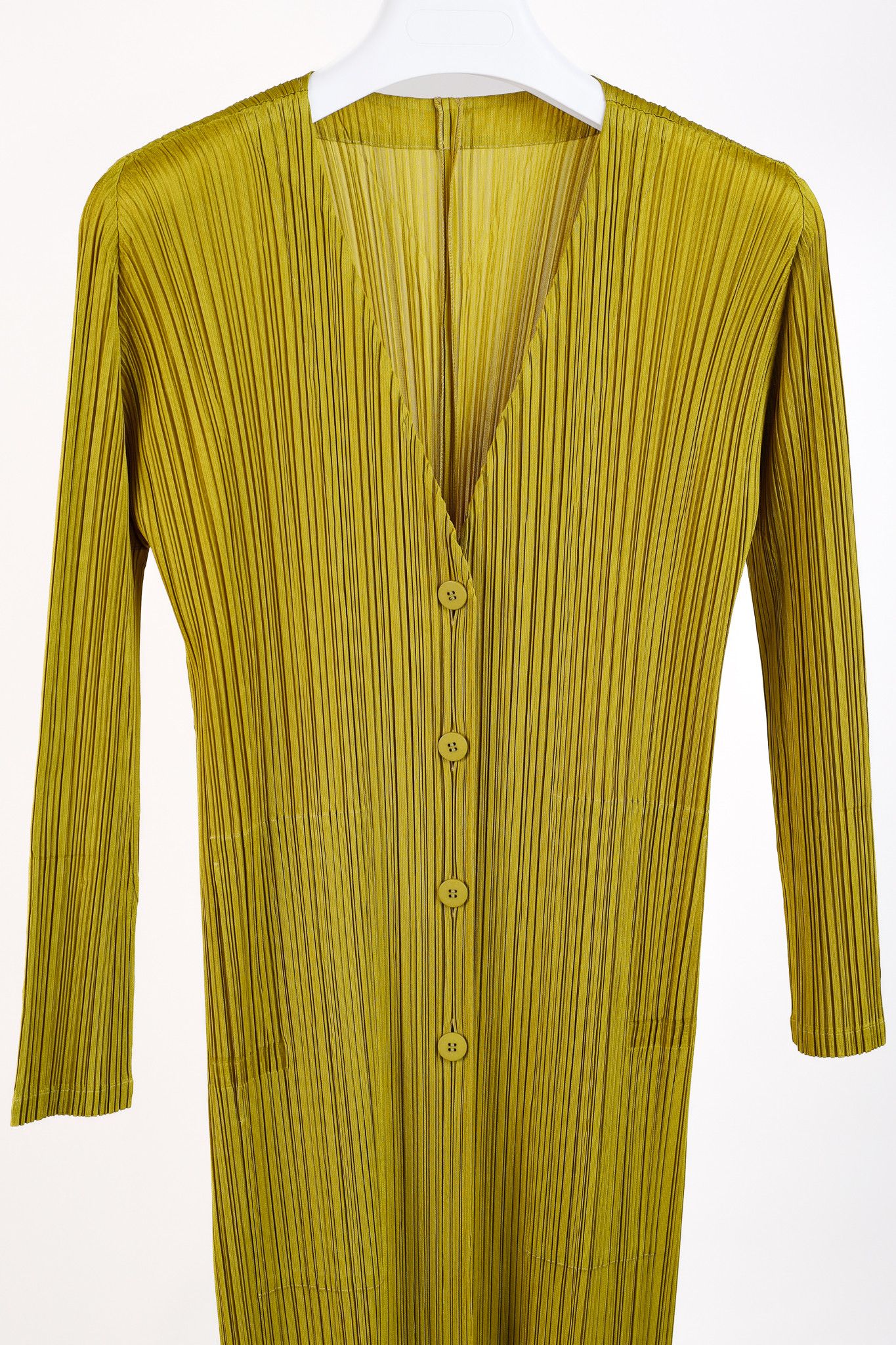 Pleats Please Issey Miyake Issey Miyake Pleats Please Pleated Long Buttoned Cardigan Size L / US 10 / IT 46 - 3 Thumbnail