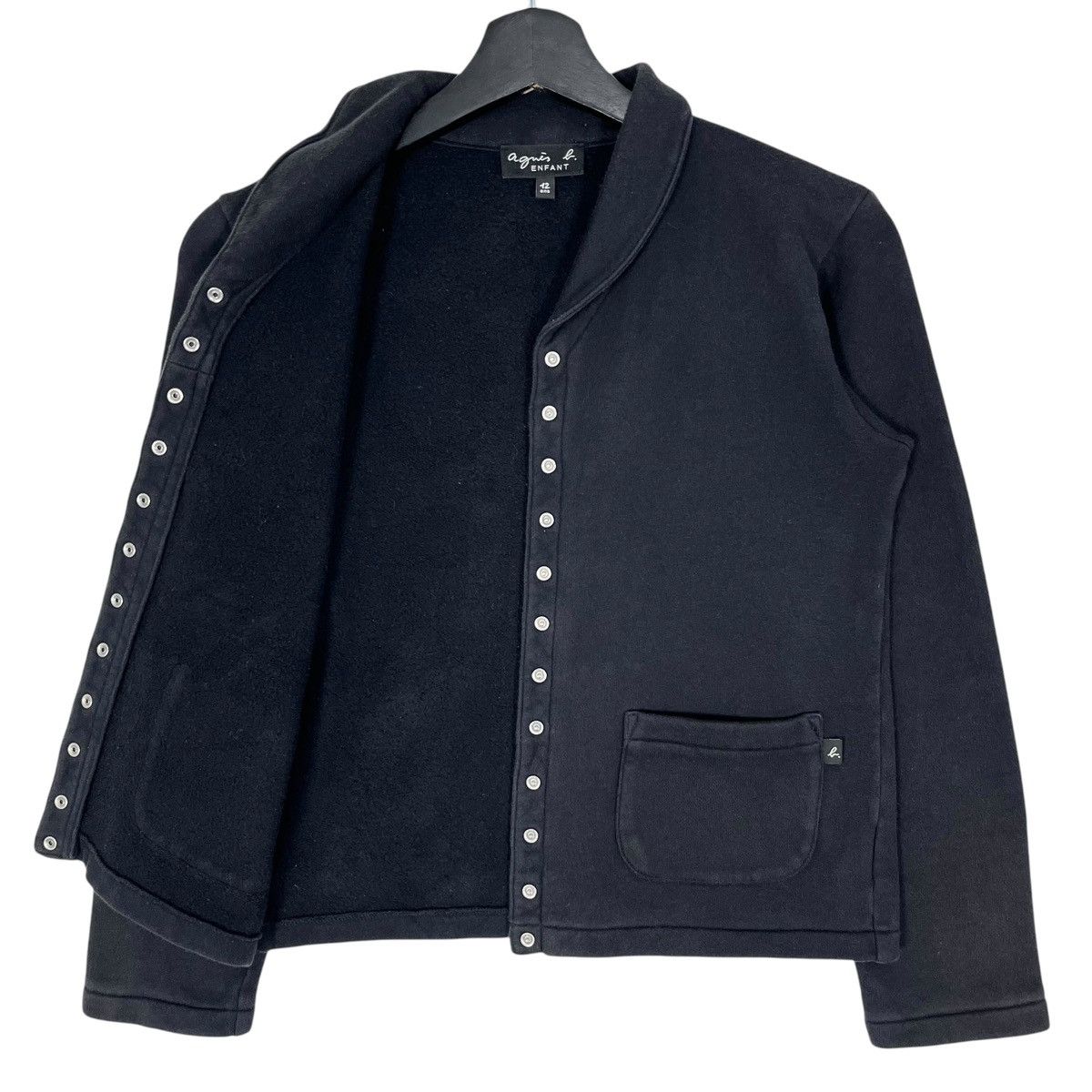Designer × agnes b. Youth Agnes b. Pearl Snap Button Cardigan Size XXS / US 00 / IT 34 - 6 Thumbnail