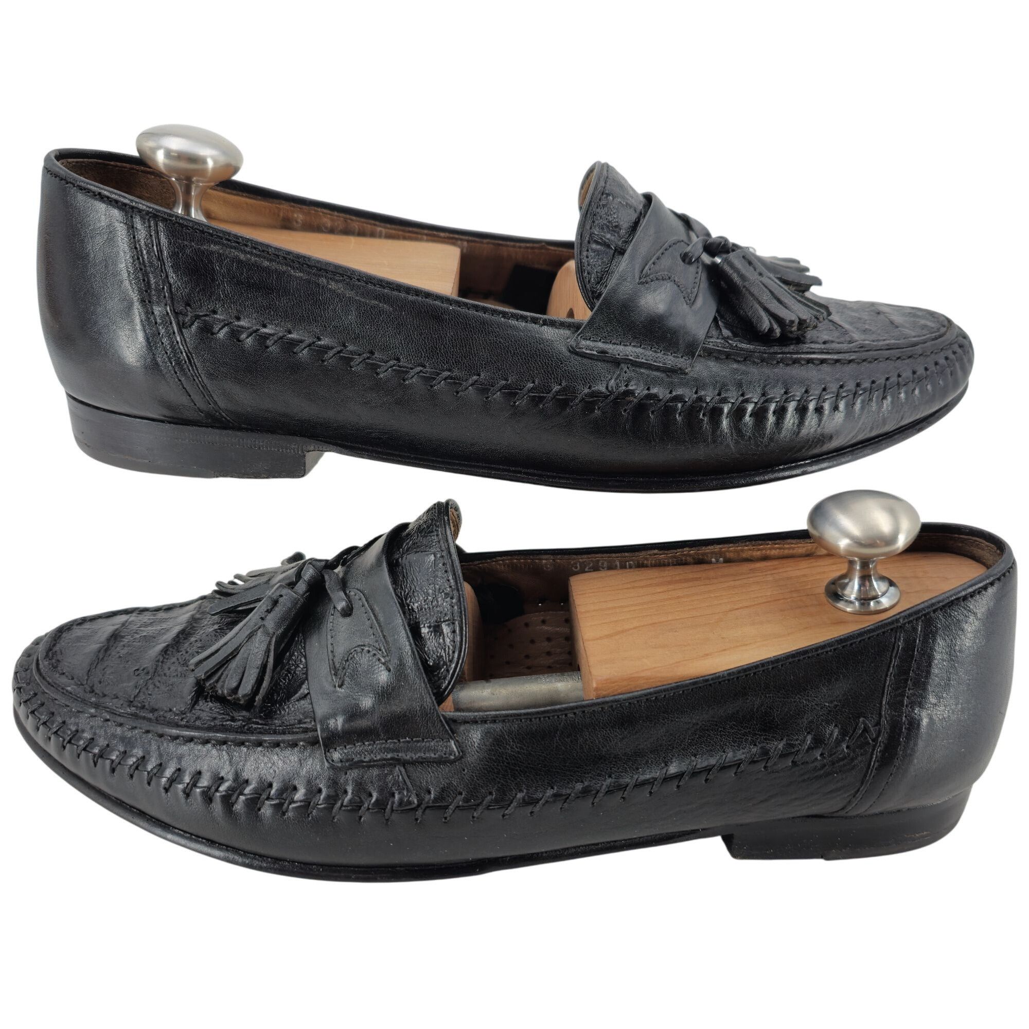 Bruno Magli Vintage Crocodile Italy Handmade Bruno Magli Mens 8M Exotic Size US 8 / EU 41 - 4 Thumbnail