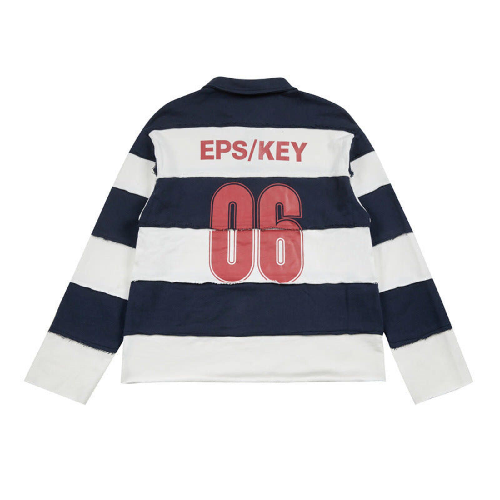 Other Block Stripe Polo Collar Sweatshirt Size M / US 6-8 / IT 42-44 - 2 Thumbnail