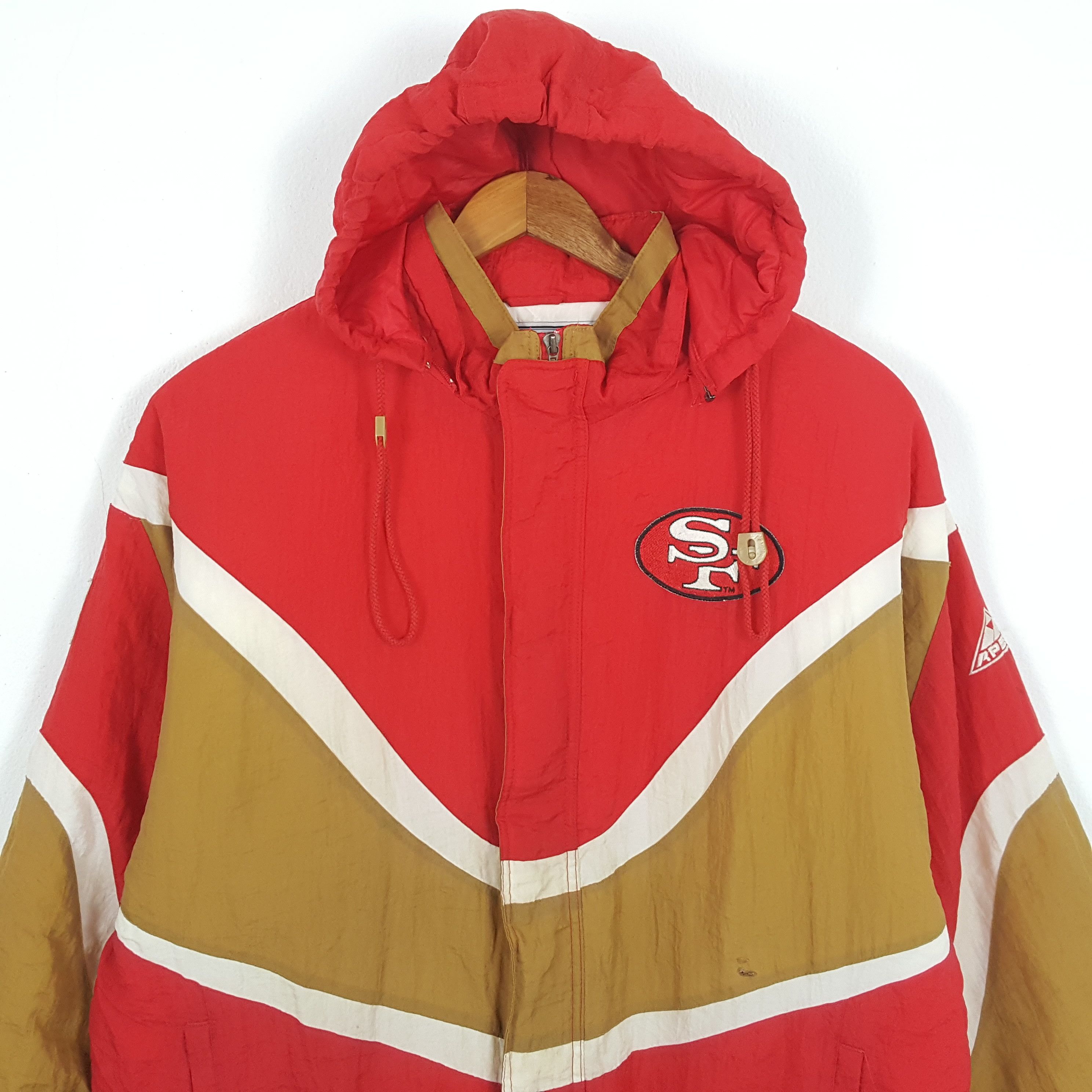 NFL × Vintage Vintage SAN FRANCISCO 49ERS American NFL Jacket Size US XXL / EU 58 / 5 - 4 Thumbnail