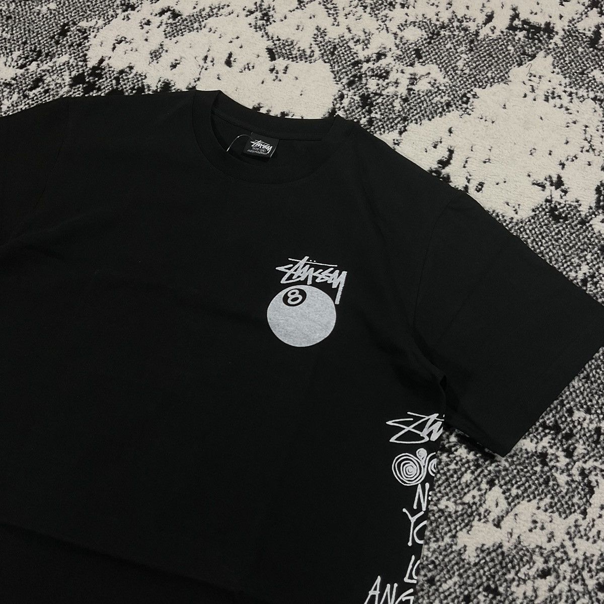 Other STUSSY TEST STRIKE PIGMENT DYED TEE IN BLACK Size US M / EU 48-50 / 2 - 4 Thumbnail