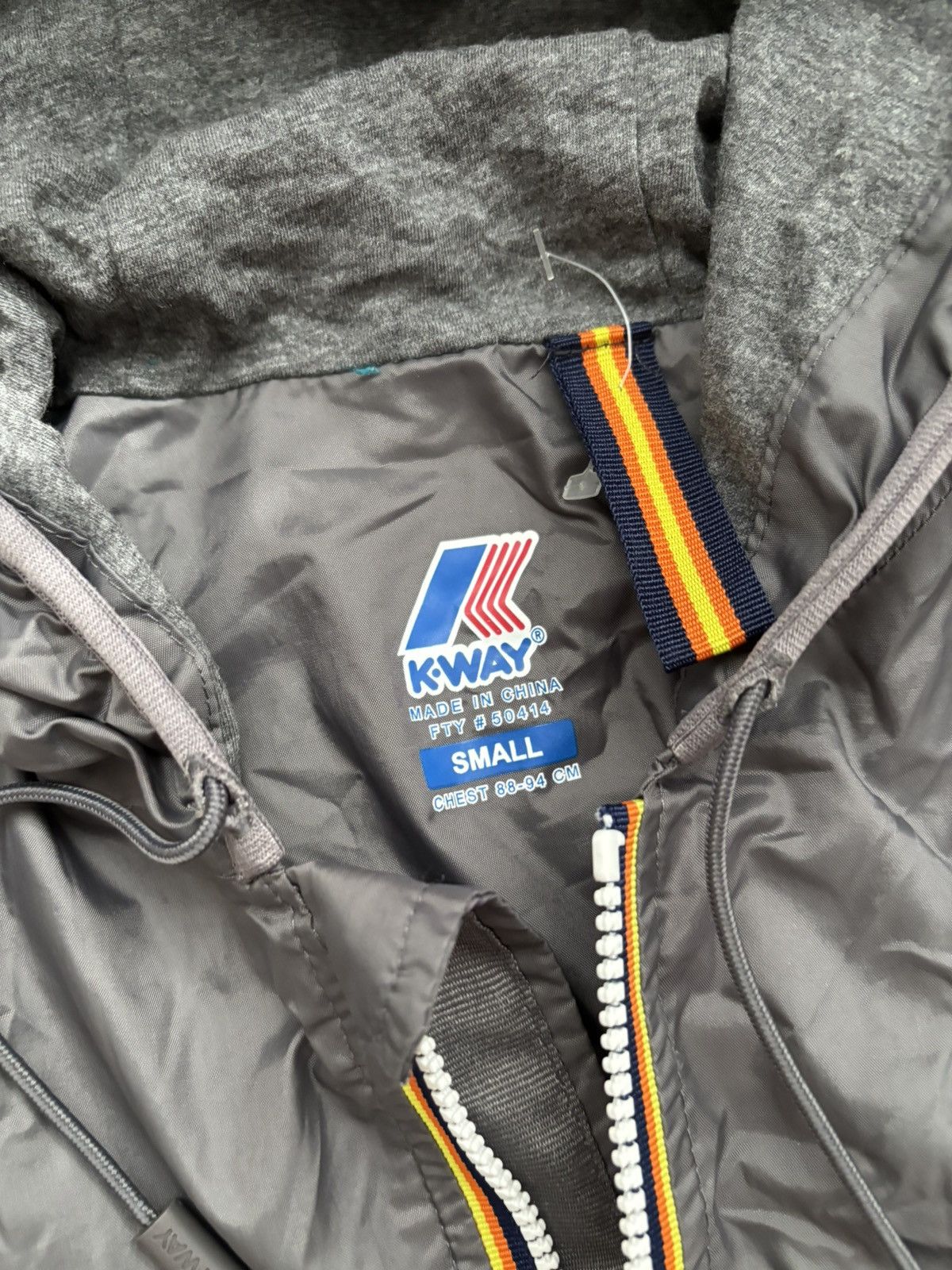 K-Way K-Way Jacques Jersey Women’s Jacket Gray Size S Windbreaker Size S / US 4 / IT 40 - 9 Thumbnail